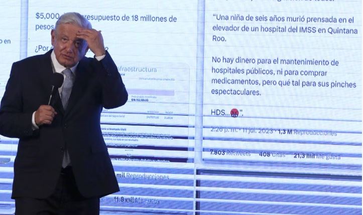 AMLO exhibe a Felipe Calderón por retuit en donde escribe “HDS”