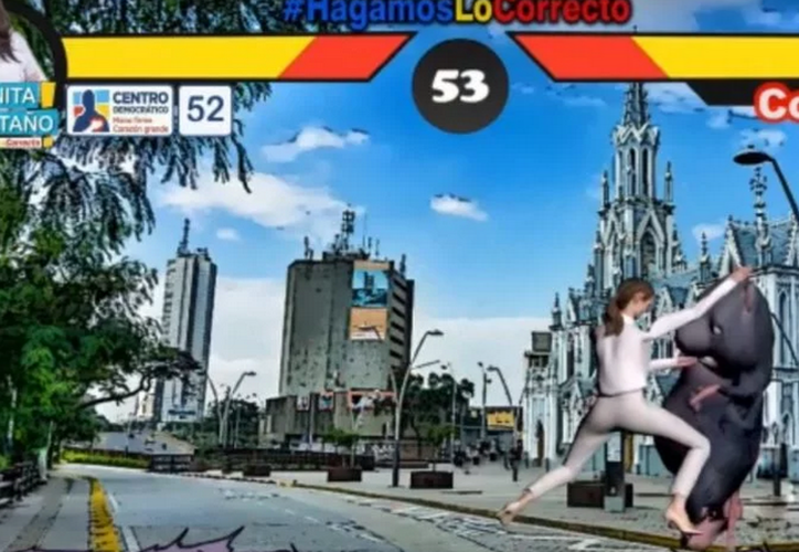 (VIDEO) Diputada lanza campaña politíca inspirada en "Street Fighter"