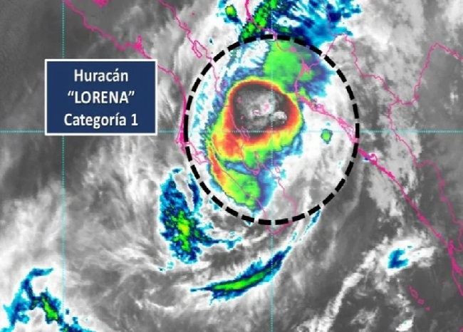 En BCS, municipio de Loreto en alerta roja por huracán 'Lorena'