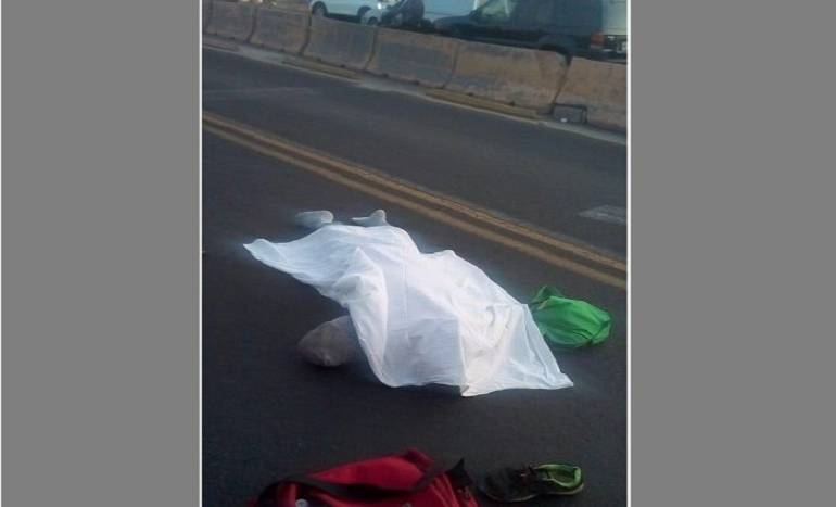 Hombre muere atropellado en carril destinado al Mexibús en Ecatepec