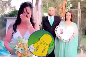 Mujer ‘celebra’ su boda con gran dolor; su prometido murió días antes de llegar al altar.