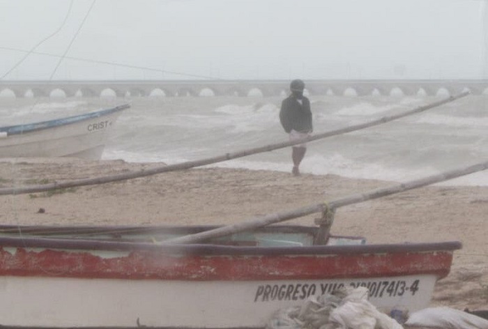 Frente Frío 36 incomunica a Chelem, Cuburná Puerto y Progreso