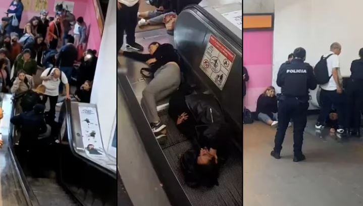 Metro Polanco de CDMX: Falla en escalera eléctrica y deja 7 lesionados