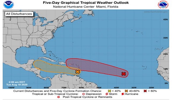 ¡Ojo! Dos ondas tropicales mantienen activo al Atlántico