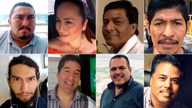 Periodistas que la presidenta de la CNDH desconoce que han asesinado en México
