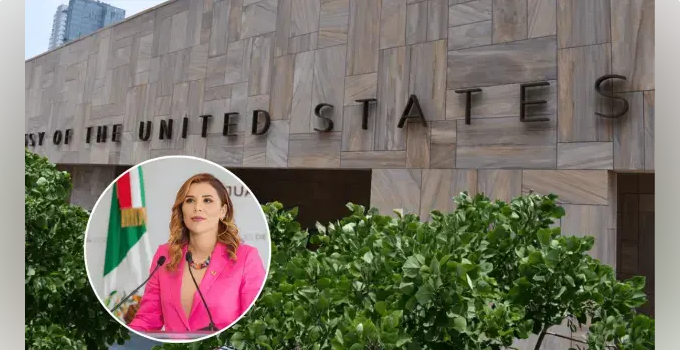 Embajada de EE.UU. en México responde tras retiro de visa de Marina del Pilar
