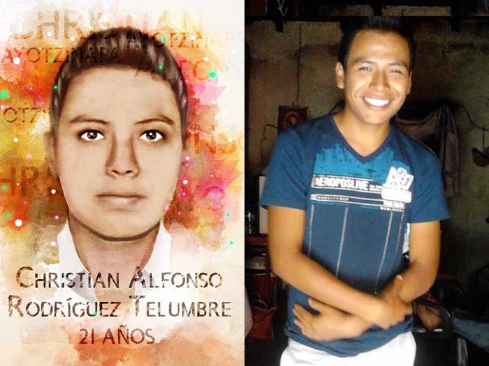 Identifican supuestos restos de Christian Alfonso, normalista de Ayotzinapa