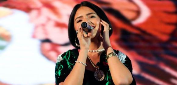 "Ya me echaron mucha carrilla", dice Ángela Aguilar sobre entonación del Himno