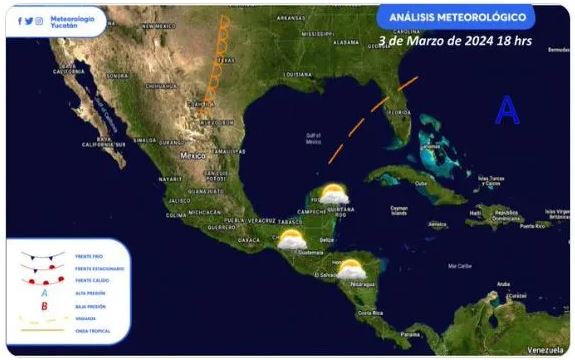 Pronostican sensación térmica de 40 grados en Yucatán