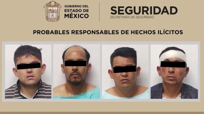 Edomex: Caen 5 extorsionadores, tras enfrentamiento con policías