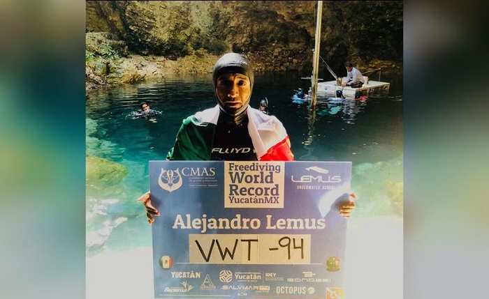 Alejandro Lemus consigue segundo récord mundial desde Yucatán