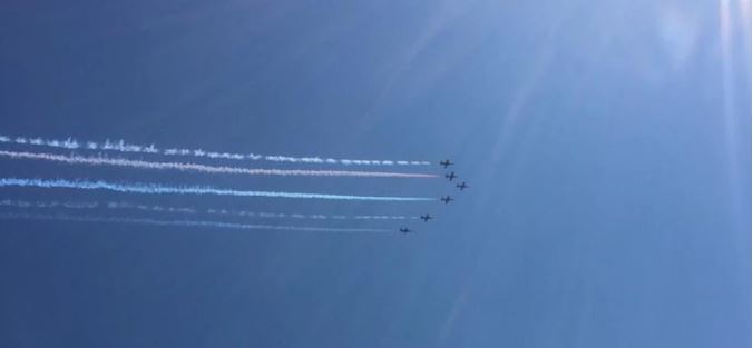 Maduro organizó desfile militar aéreo para “librar la batalla” del coronavirus