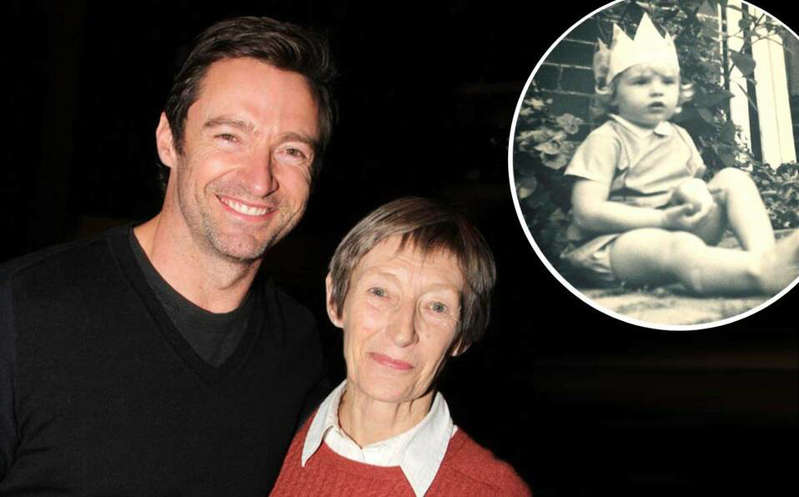 Hugh Jackman abraza a su madre que lo abandonó de niño en Australia