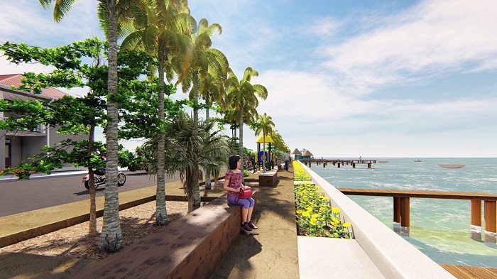 Vila  da banderazo para mejorar del Malecón de Río Lagartos