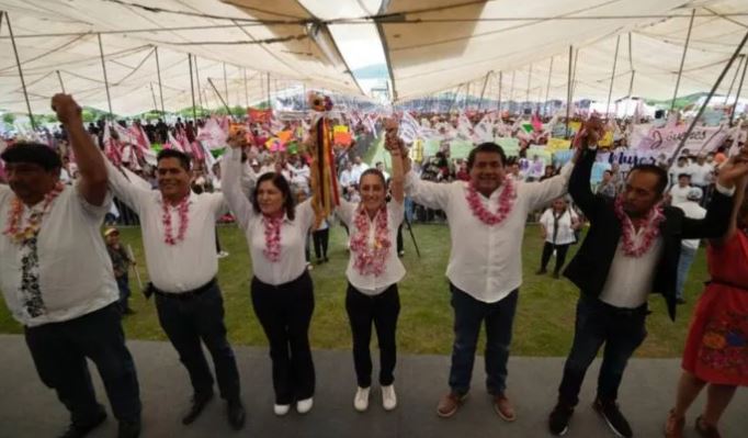 Sheinbaum pide unidad para garantizar continuidad de Morena y ¡que siga la ilegalidad!