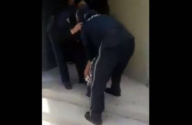 VIDEO: Desalojan a funcionaria con violencia por denunciar actos de corrupción en SLP