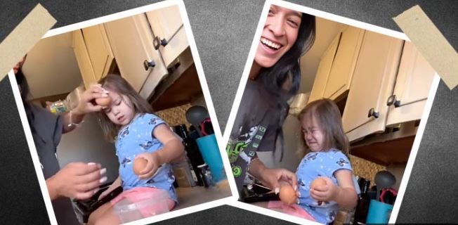 (VIDEO) Reto desata polémica: Padres rompen huevo en cabeza de sus hijos