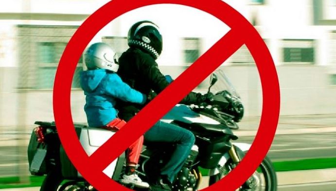 Desde 2019 está prohibido en Yucatán que niños menores de 5 años viajen en moto