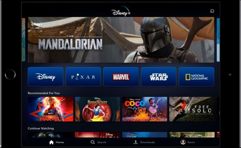 Plataforma digital de Disney que compite contra Netflix, lista para EE.UU.