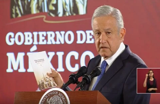 AMLO distribuirá el Plan Nacional de Desarrollo 2019-2024