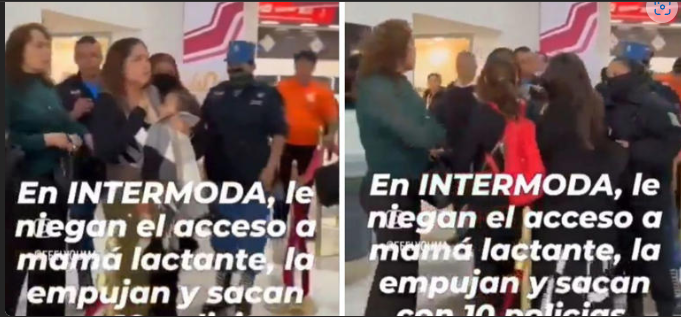 Guadalajara: Mujer llora al ser detenida por policías por amamantar a su bebé en público