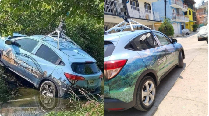 Apedrean auto de Google Maps en Acapulco tras creer que "atrae huracanes"