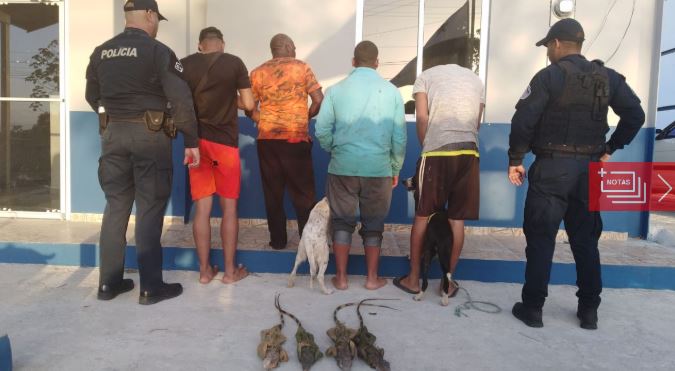 Detienen a 4 hombres por caza ilegal de iguanas