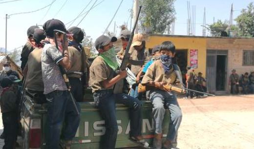 ¡Trista y lamentable! 31 niños se integran a la policía comunitaria en Guerrero
