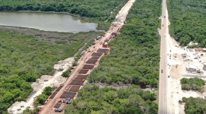 Piden suspender obras del Tren Maya en tramo Bacalar-Chetumal por daños al ecosistema