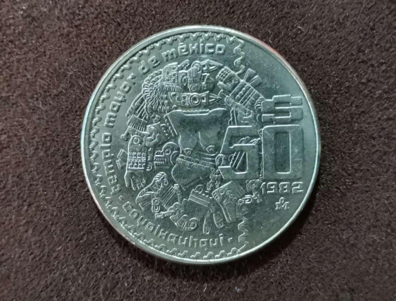 Moneda de la diosa Azteca de la luna se cotiza hasta $120 mil en internet
