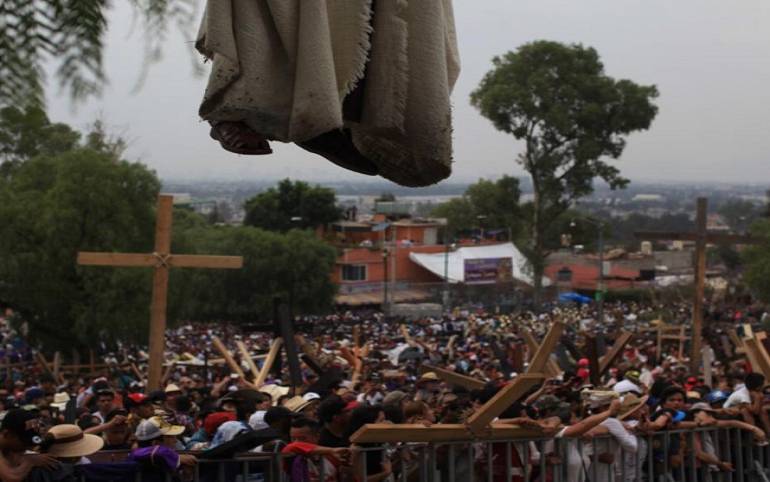 Reportan saldo blanco en vía crucis de Iztapalapa; asistieron 2.1 millones de personas