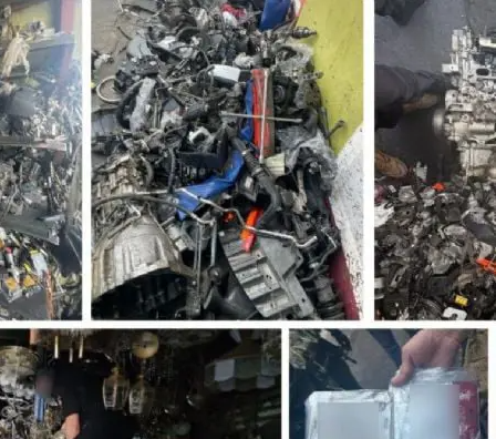 Aseguran 10 toneladas de autopartes robadas en inmueble de la GAM