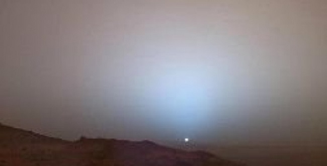 NASA difunde foto de cómo se ve el amanecer en el planeta rojo