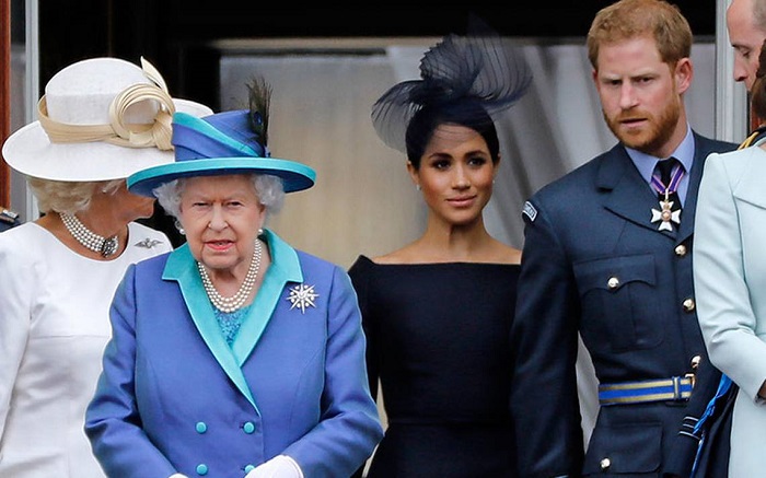 Separación de la realeza de Harry y Meghan desata ira de la reina Isabel II