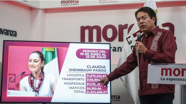 Sheinbaum, la corcholata de Morena que más ha gastado en su campaña anticipada