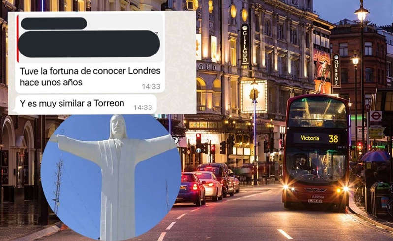 "Londres es muy similar a Torreón", publicación viral por comparar estas ciudades