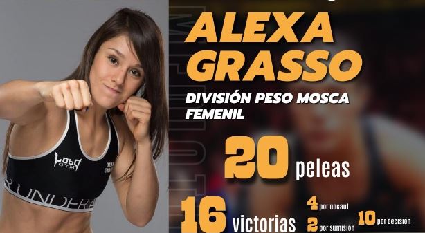 Alexa Grasso, la campeona mexicana de UFC: 'Es bien bonito ser la mejor del mundo'