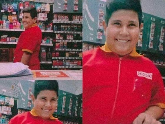 (Hay vídeo) Niño del Oxxo está causando sensación en Internet