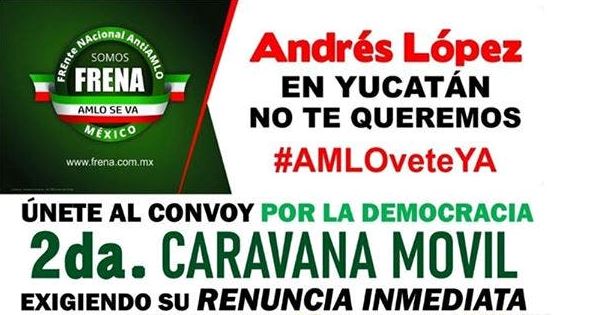 El Frena convoca para el próximo sábado 13, a la segunda caravana anti-AMLO