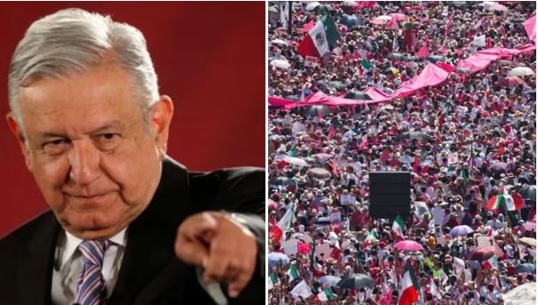 AMLO, tras minimizar la marcha a favor del INE lanza una advertencia