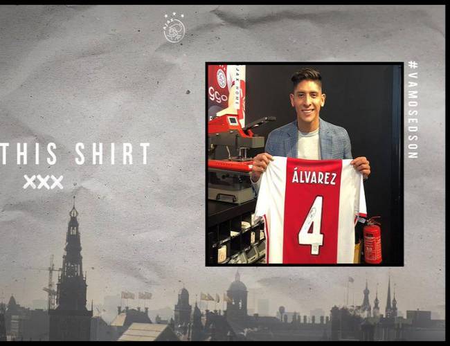 Presentan al futbolista mexicano Edson Álvarez con el Ajax de Holanda