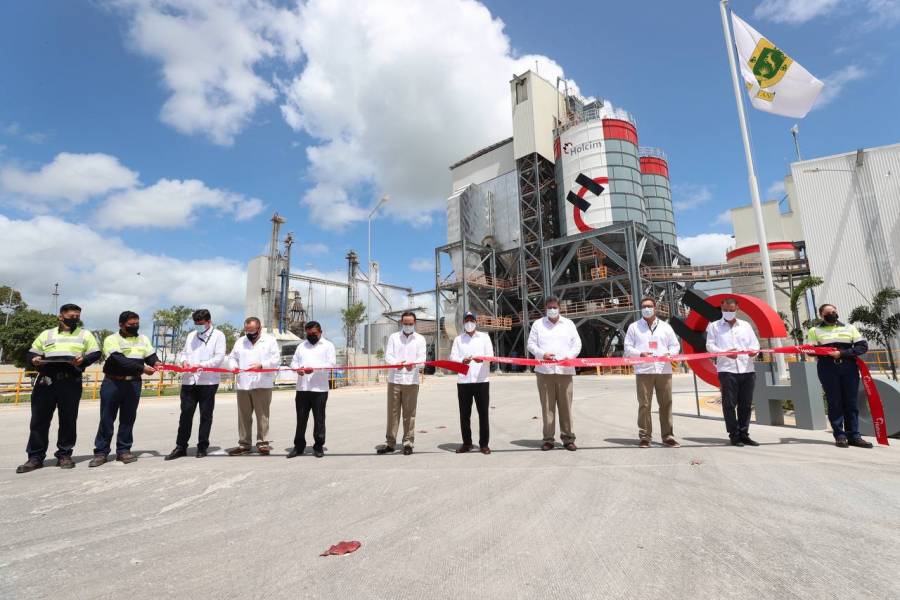 Umán: Inaugura Vila nueva Planta de Molienda de Holcim México