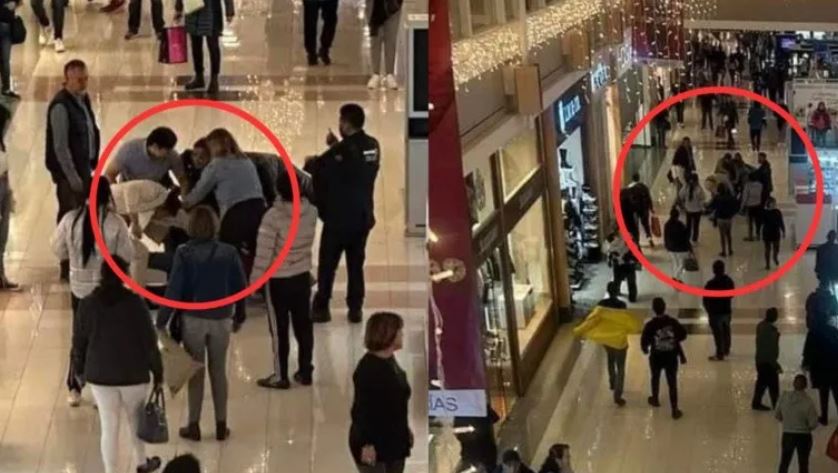 Confrontación esposa-amante desata escándalo en centro comercial