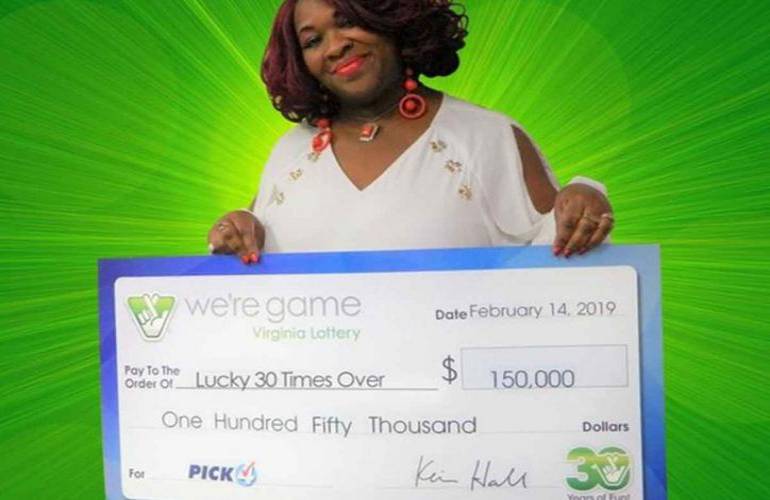 ¡Increíble! Mujer gana la lotería 30 veces el mismo día