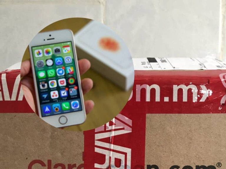 Compró un iPhone en línea y recibió una caja con un jugo de guayaba