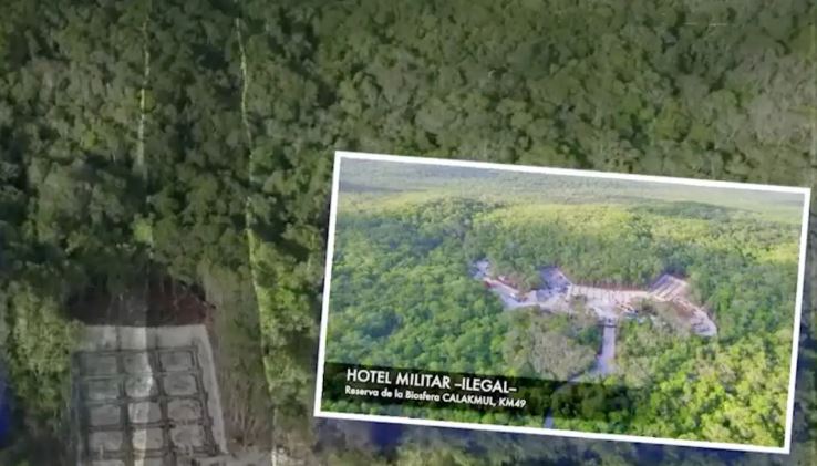 La Sedena arrasó la selva para construir 6 hoteles del Tren Maya