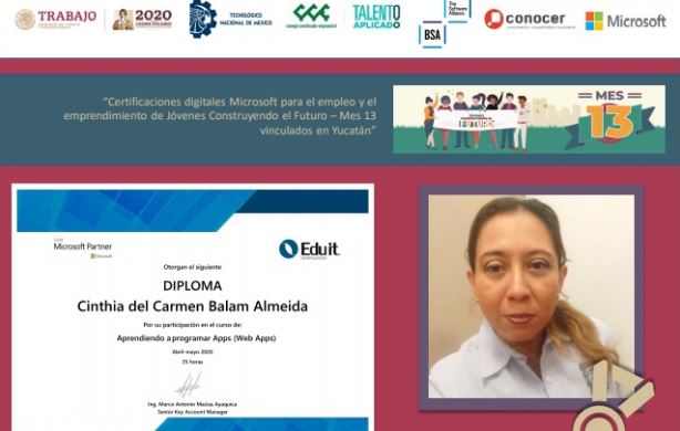 Yucatán: Certifican en competencias digitales a docentes y jóvenes de tecnológicos