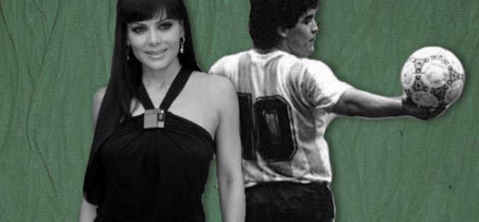 Cuando Maradona conoció a Maribel Guardia en el Bar Bar de Insurgentes