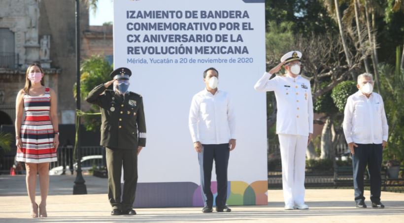 Vila encabeza ceremonia por el 110 aniversario del inicio de la Revolución Mexicana