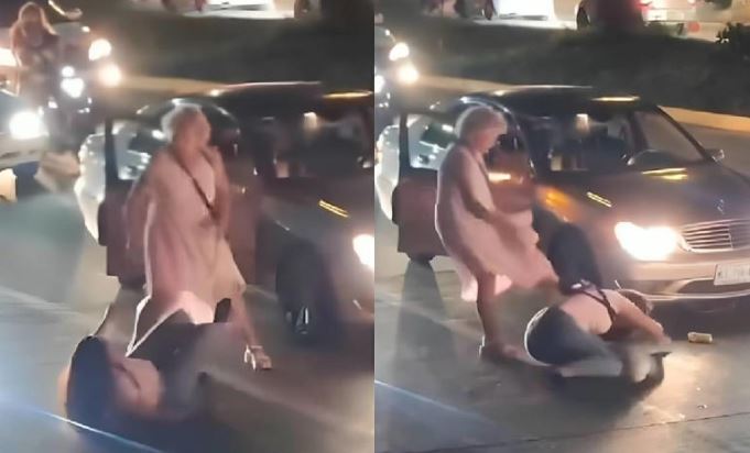 VIDEO: Jóvenes atacan a pareja de ancianos y reciben la paliza de sus vidas